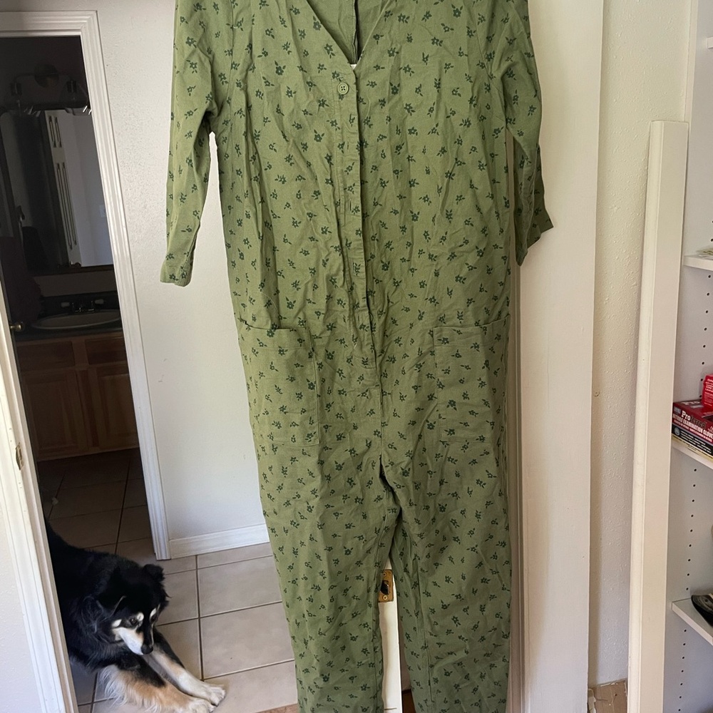 Hatch Green Floral Dress